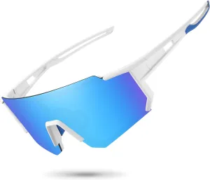 STORYCOAST Polarized Sports Sunglasses for Men Women,Driving Fishing Cycling Mountain Bike Sunglasses UV400 Protection