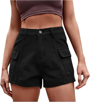 Stretch Jean Shorts for Women Summer Casual High Waisted Denim Shorts Trendy Dressy Outdoor and Work Wear Jean Shorts