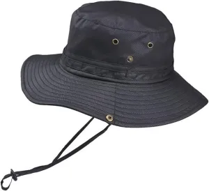 Sun Hat for Men/Women, Windproof Wide Brim Bucket Hat Summer Foldable Boonie Hat for Fishing Hiking Garden Beach