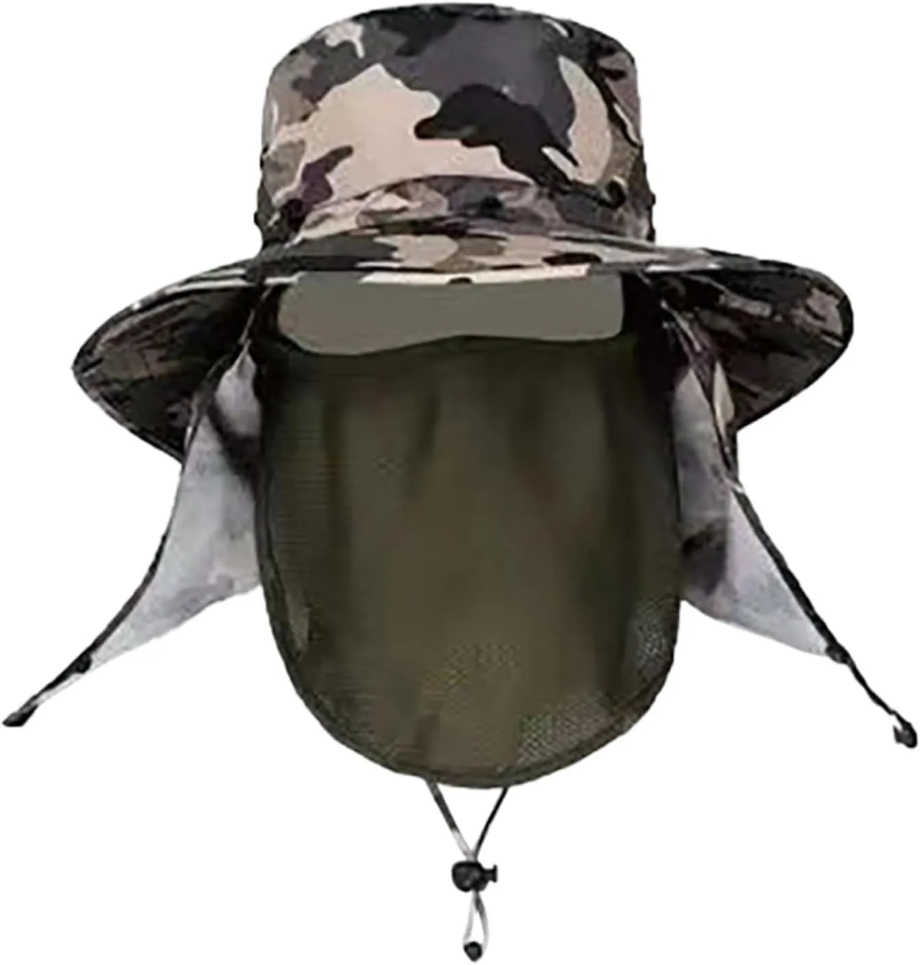 Sun Hats for Women Gardening Hat Wide Brim Beach Removable Breathable Cotton Summer Hat with Fold-Up Brim