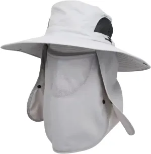 Sun Hats for Women Gardening Hat Wide Brim Beach Removable Breathable Cotton Summer Hat with Fold-Up Brim