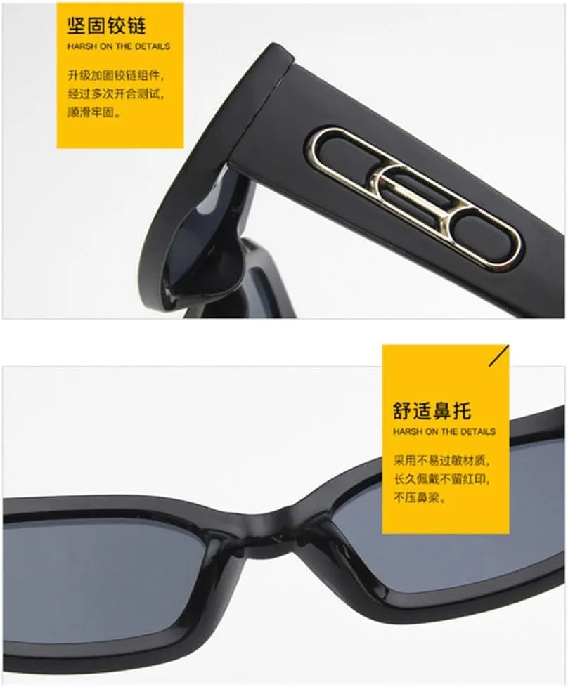 Sunglasses Women Retro Mirror Vintage Cat Eye Sun Glasses UV400
