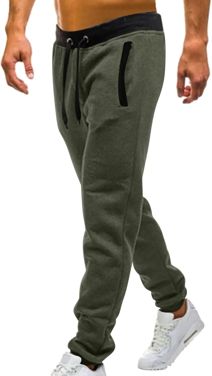 Sweatpants for Men Big and Tall Casual Mens Gifts Cargo Pants Hiking Workout Joggers Hop Punk Cargo Jogger Sweatpants