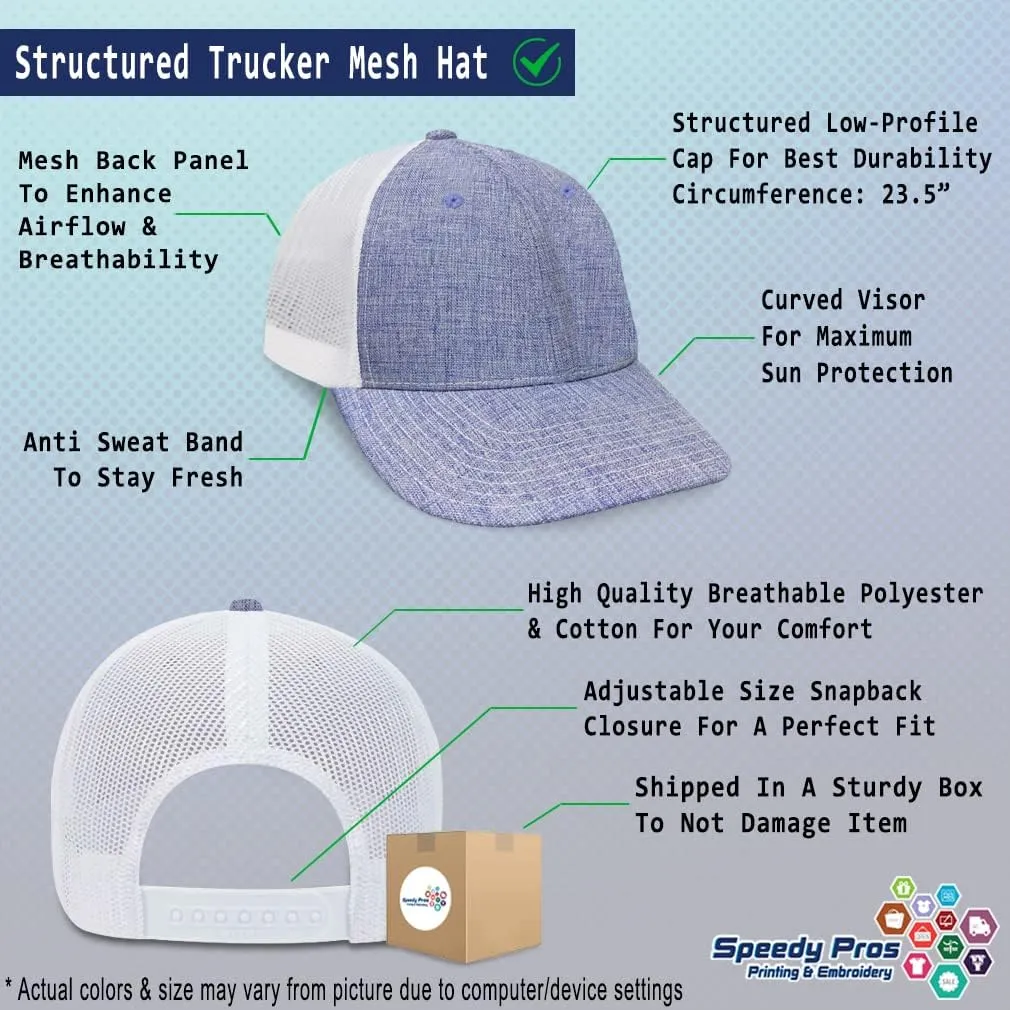 Trucker Hat Baseball Cap New Jersey Garden State Style B Cotton Dad Hats for Men & Women