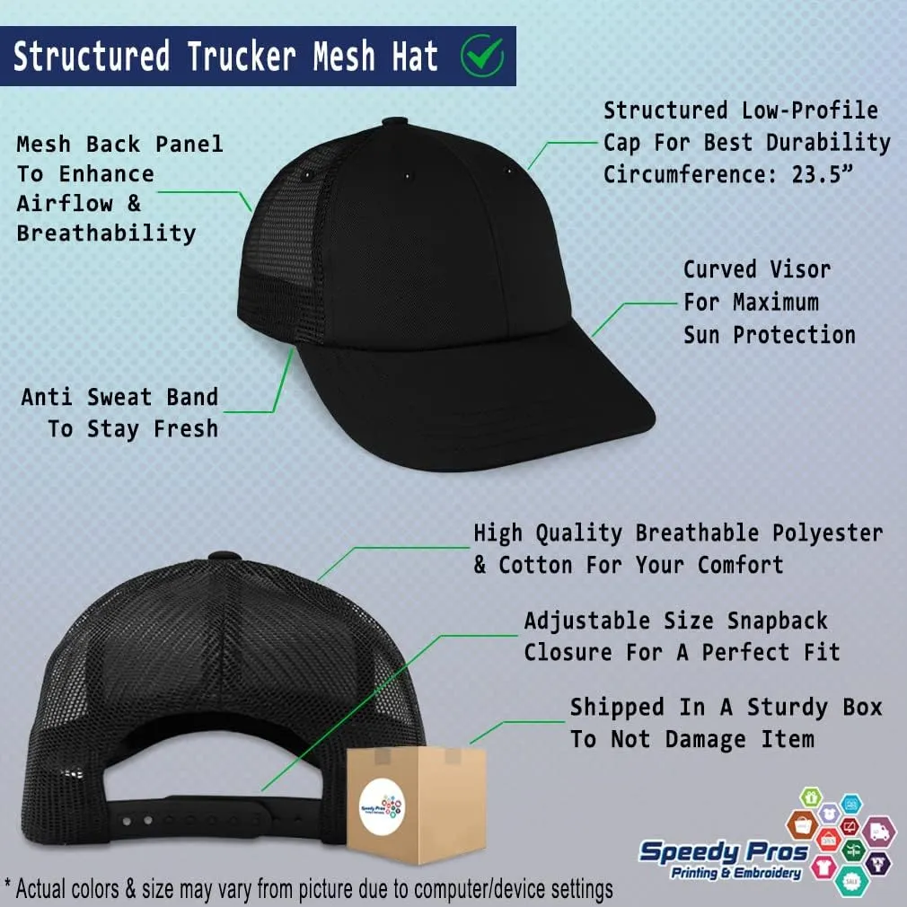 Trucker Hat Baseball Cap New Jersey Garden State Style B Cotton Dad Hats for Men & Women