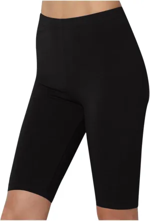 tuduoms High Waist Workout Leggings for Women Stretch Capri Yoga Leggings Compression Shorts Tummy Control Activewear Clothes