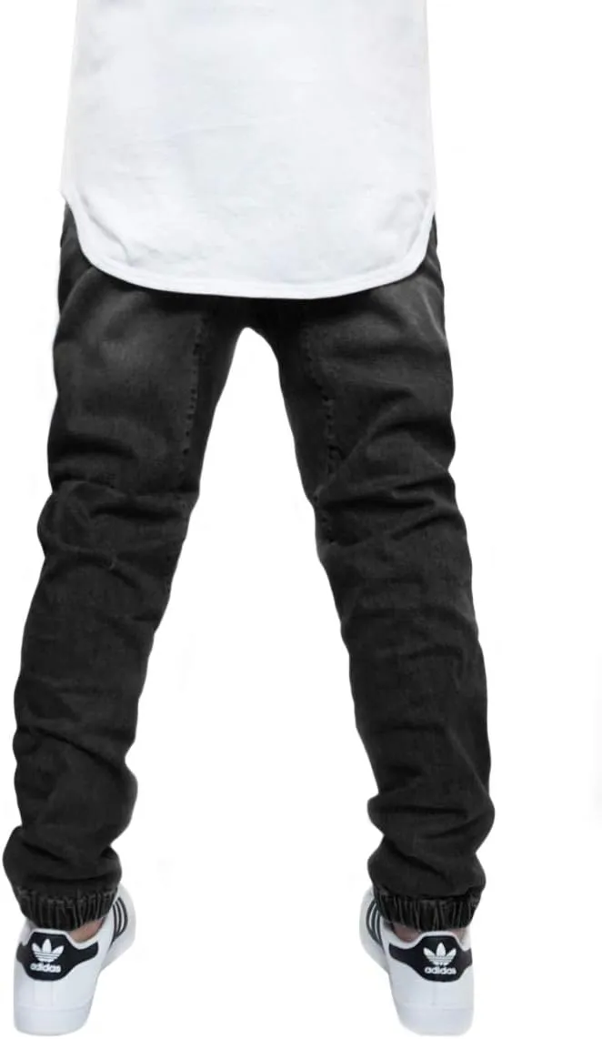URBANJ Men's Stretch Twill Drop Crotch Jogger Pants S-5XL