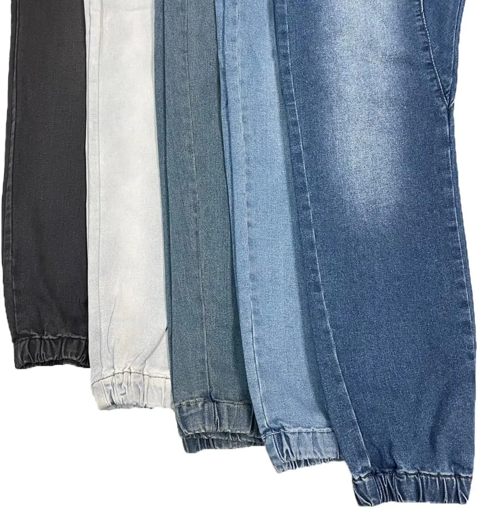 URBANJ Men's Stretch Twill Drop Crotch Jogger Pants S-5XL