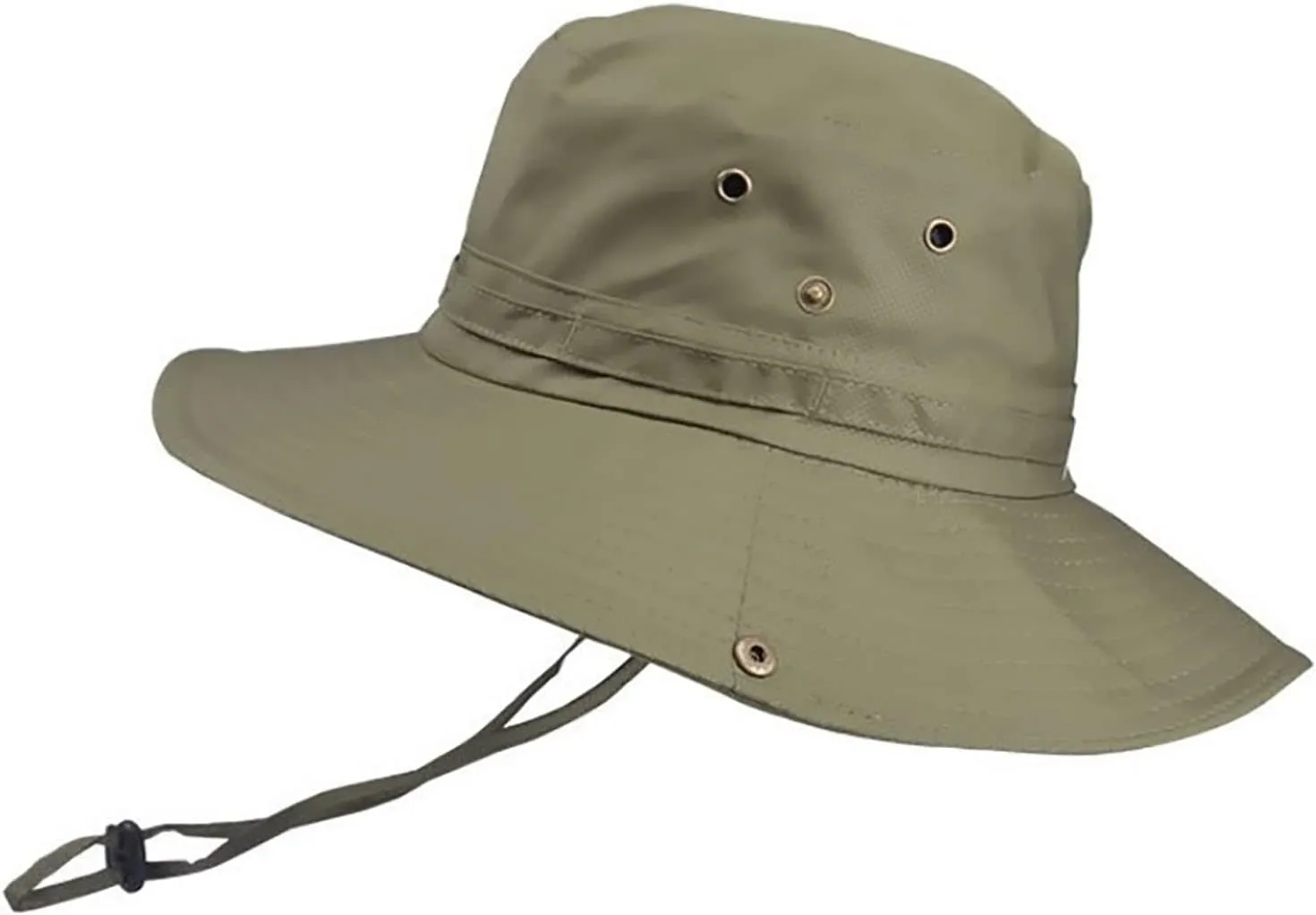 Wide Brim Bucket Hat Upf50  Protective Travel Beach Sun Hat with Semi-Rigid Adjustable Foldable Brim