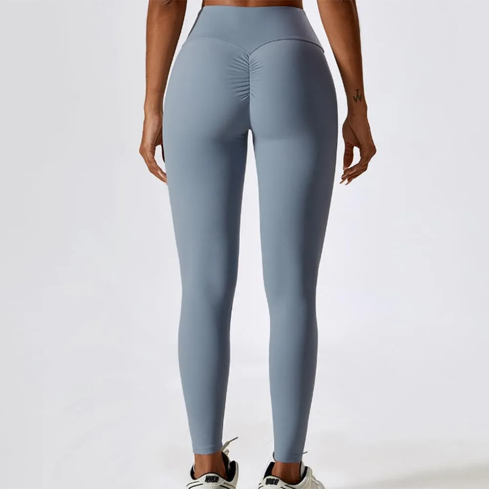 Women Scrunch Butt Lift Booty High Waist Anti Cellulite Push Up Seamless Leggings Compression Tights