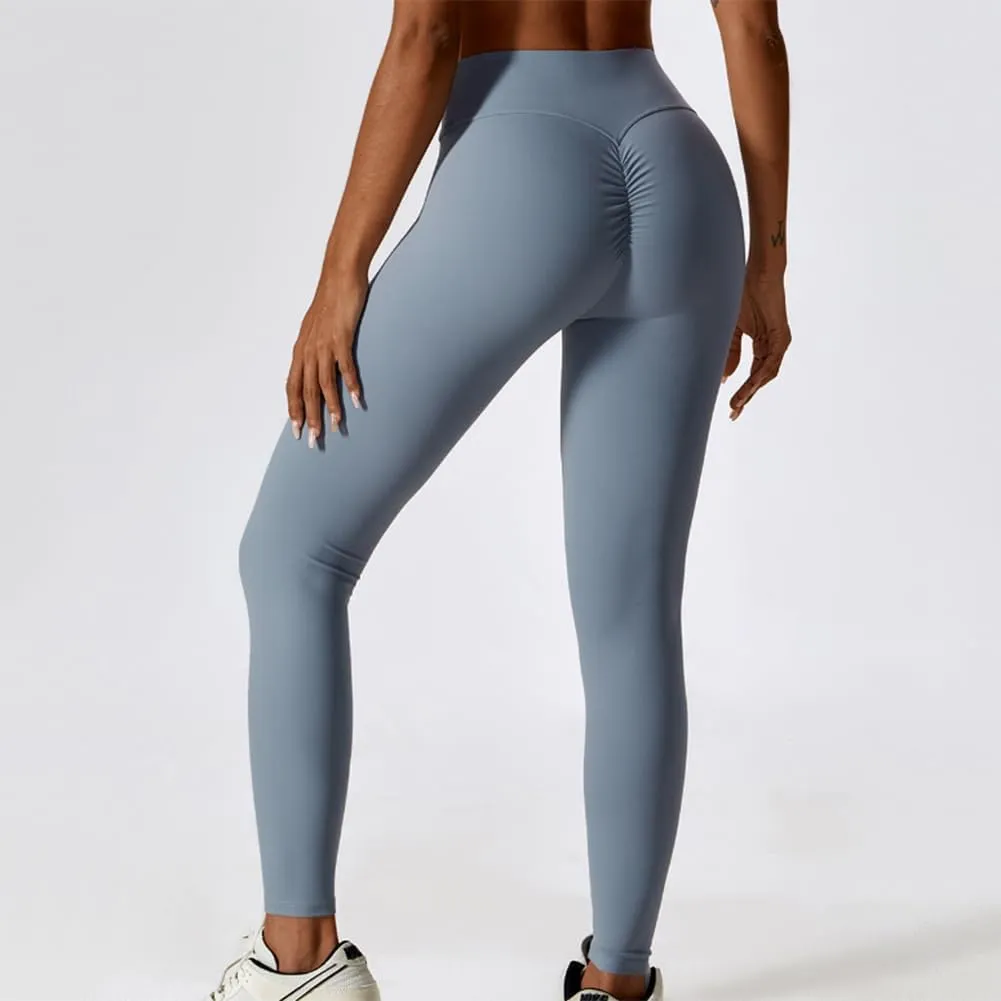 Women Scrunch Butt Lift Booty High Waist Anti Cellulite Push Up Seamless Leggings Compression Tights