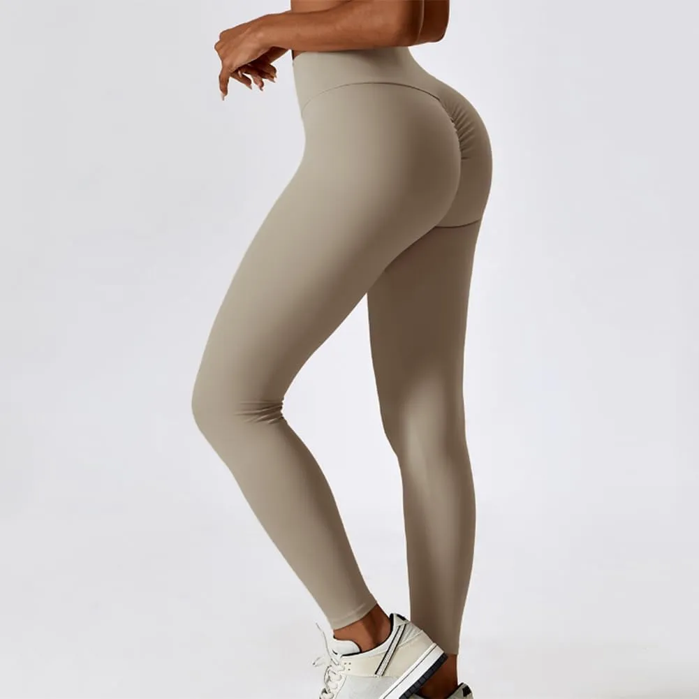 Women Scrunch Butt Lift Booty High Waist Anti Cellulite Push Up Seamless Leggings Compression Tights
