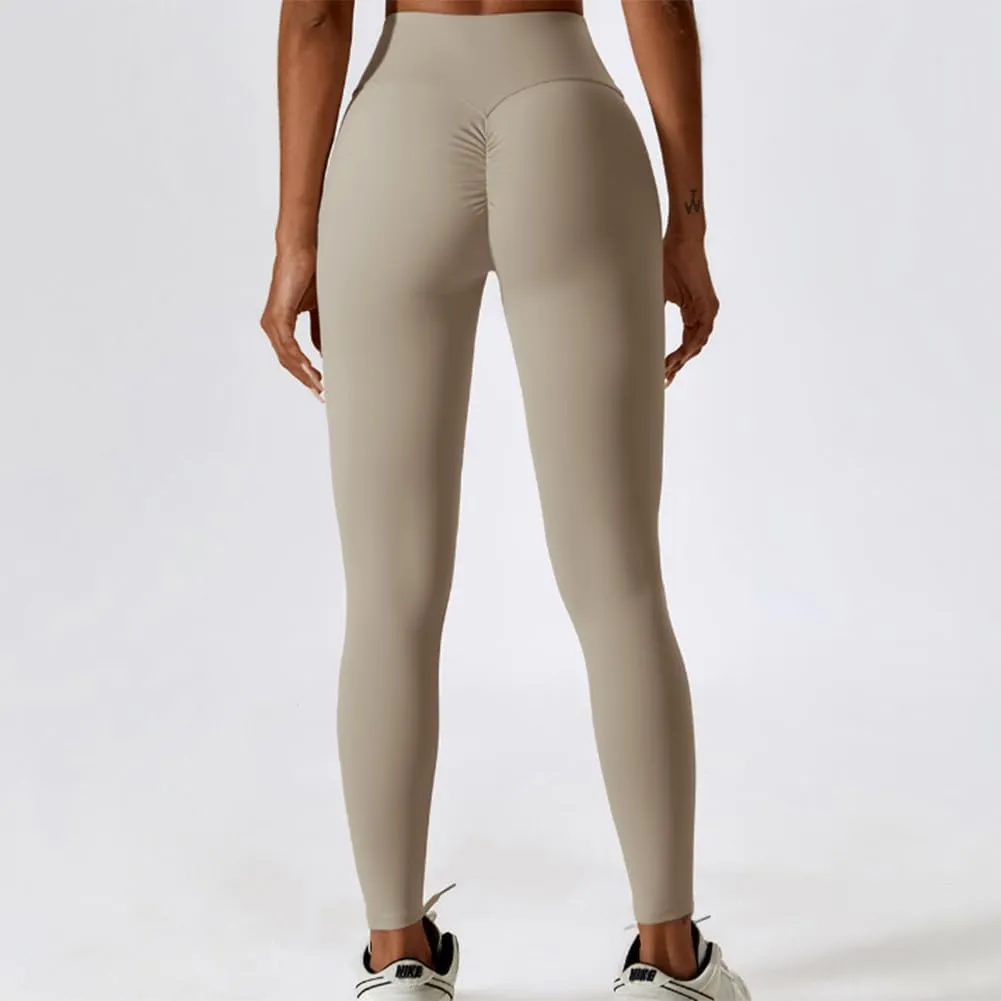 Women Scrunch Butt Lift Booty High Waist Anti Cellulite Push Up Seamless Leggings Compression Tights