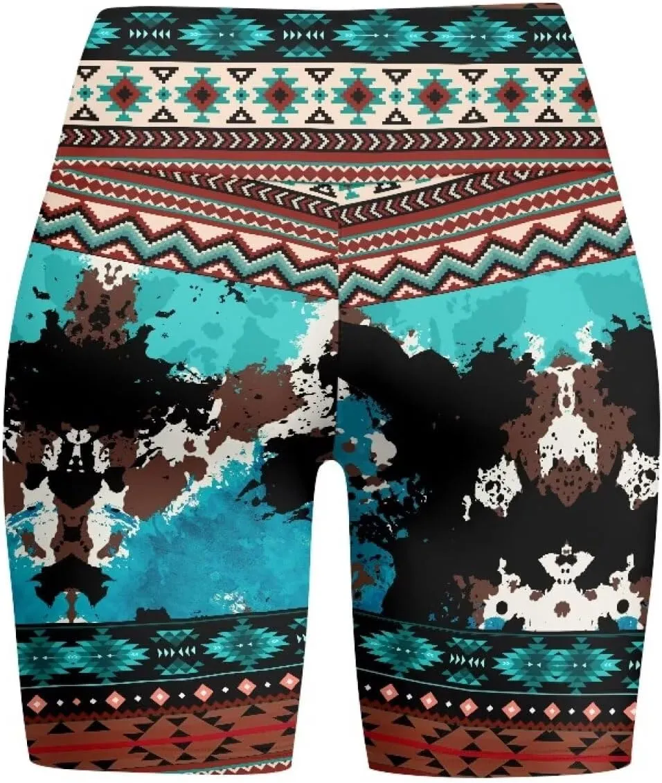 Women Workout Biker Shorts 8'' High Waist Tummy Control Yoga Gym Running Leggings Summer Volleyball Shorts 2025