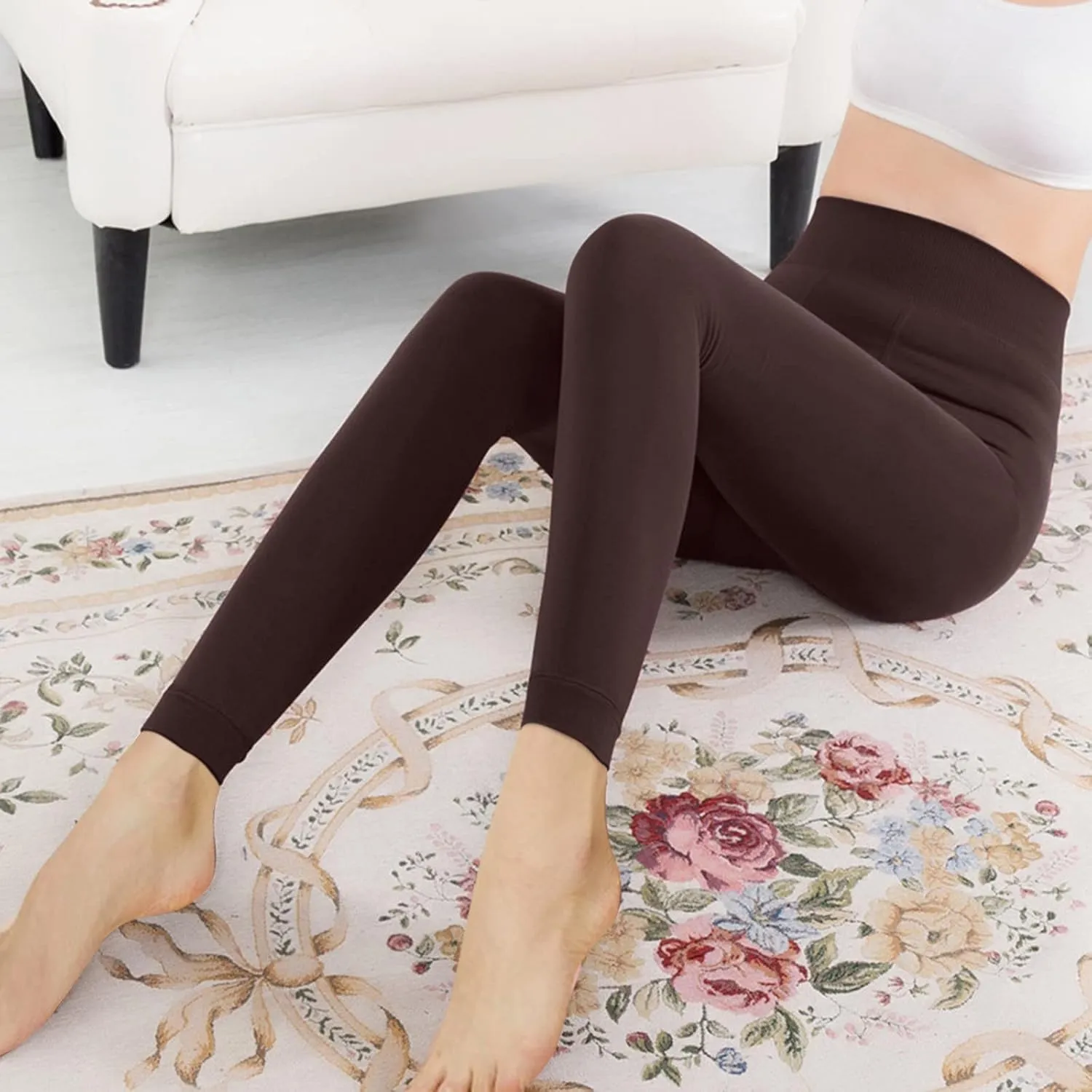 Women's Activewear Leggings Compression Soft Opaque Yoga Pants 7/8 High Waisted Workout Tummy Control Butt Lifting