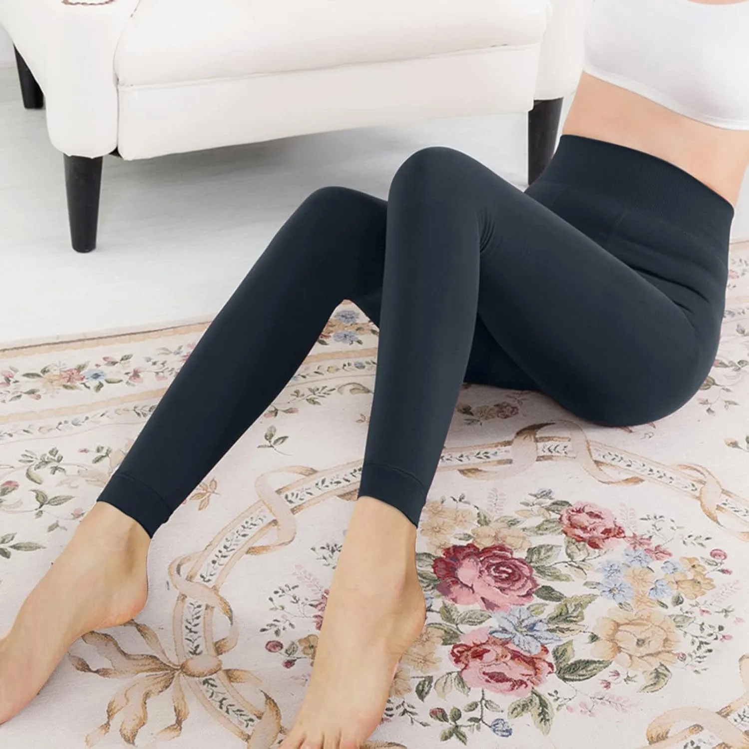 Women's Activewear Leggings Compression Soft Opaque Yoga Pants 7/8 High Waisted Workout Tummy Control Butt Lifting