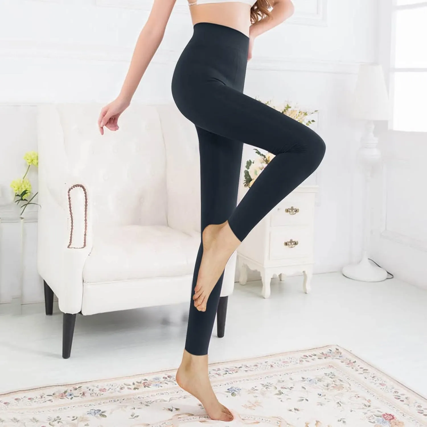 Women's Activewear Leggings Compression Soft Opaque Yoga Pants 7/8 High Waisted Workout Tummy Control Butt Lifting