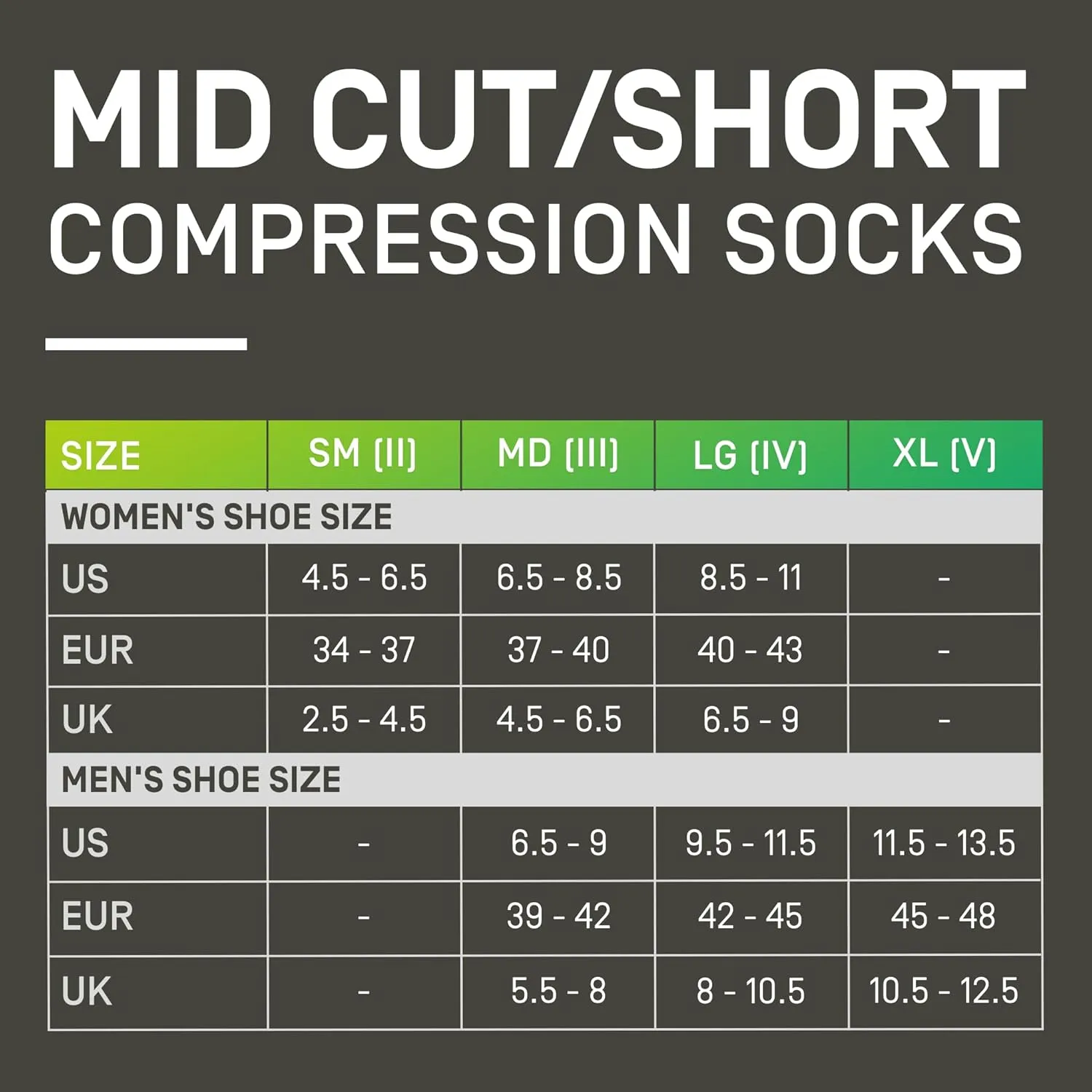 Womens Crew Cut Athletic Performance Running Sock - CEP Mid Cut Socks