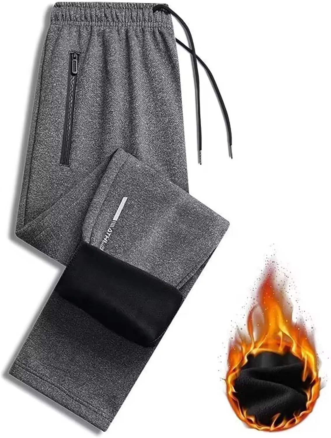 Women's Sherpa Lined Sweatpants Winter Warm Fleece Pants Water Resistant Thermal Pants for Lounge Outdoor Fleece Pant