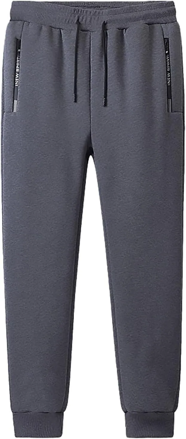 Women's Sherpa Lined Sweatpants Winter Warm Fleece Pants Water Resistant Thermal Pants for Lounge Outdoor Fleece Pant