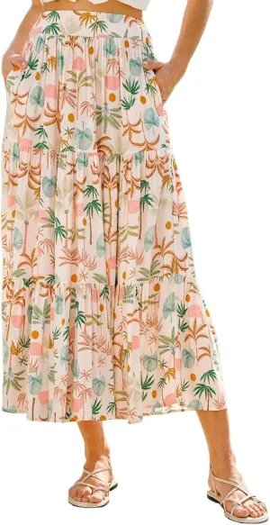 Women's Skirts,Sexy Flowy Maxi Skirts for Women 2025 Trendy Beach Vacation Long Boho Skirt Spring Summer