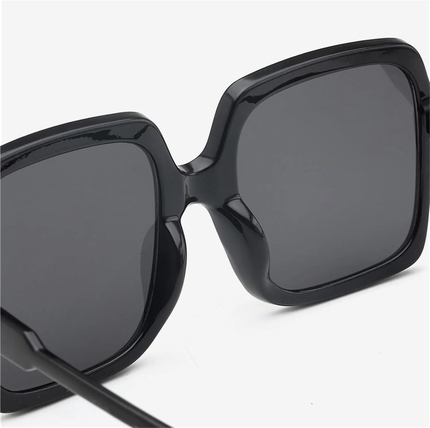 Women's Street Selfie Large Frame Sunglasses Men's Outdoor Driving Daily Commuting Sports Sun glasses