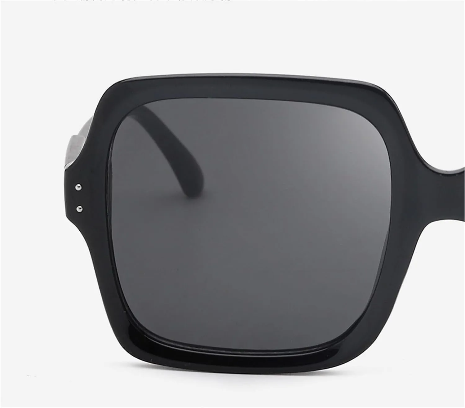Women's Street Selfie Large Frame Sunglasses Men's Outdoor Driving Daily Commuting Sports Sun glasses