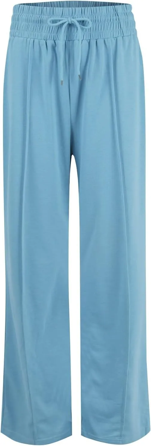 Womens Wide Leg Sweatpants Baggy Lounge Pants with Pockets Casual Comfy Drawstring High Waisted Fleece Joggers
