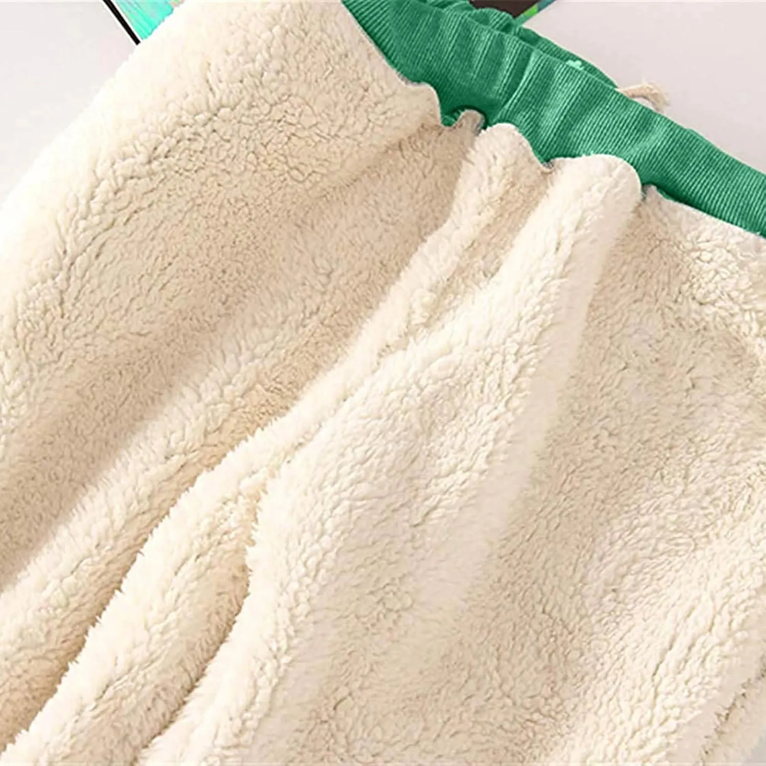 Women's Winter Warm Fleece Lined Joggers Pants Casual Fashion Solid Color Sweatpants Plus Size Pants with Pockets