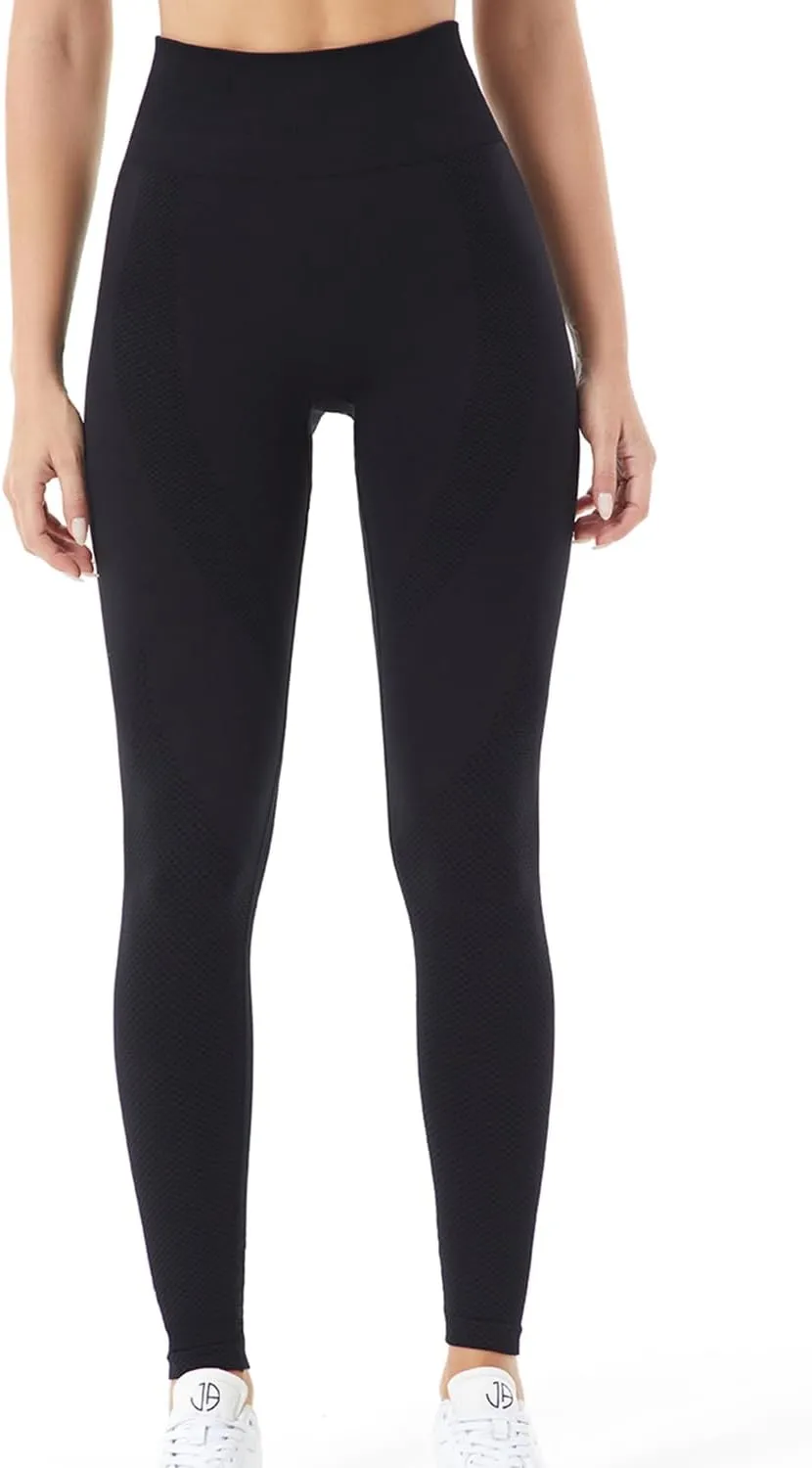 Workout Leggings for Women, Butt Lifting Scrunch Leggings Seamless Tummy Control Yoga Pants High Waist Activewear