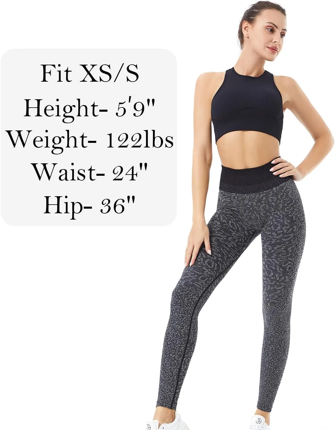 Workout Leggings for Women, Butt Lifting Scrunch Leggings Seamless Tummy Control Yoga Pants High Waist Activewear