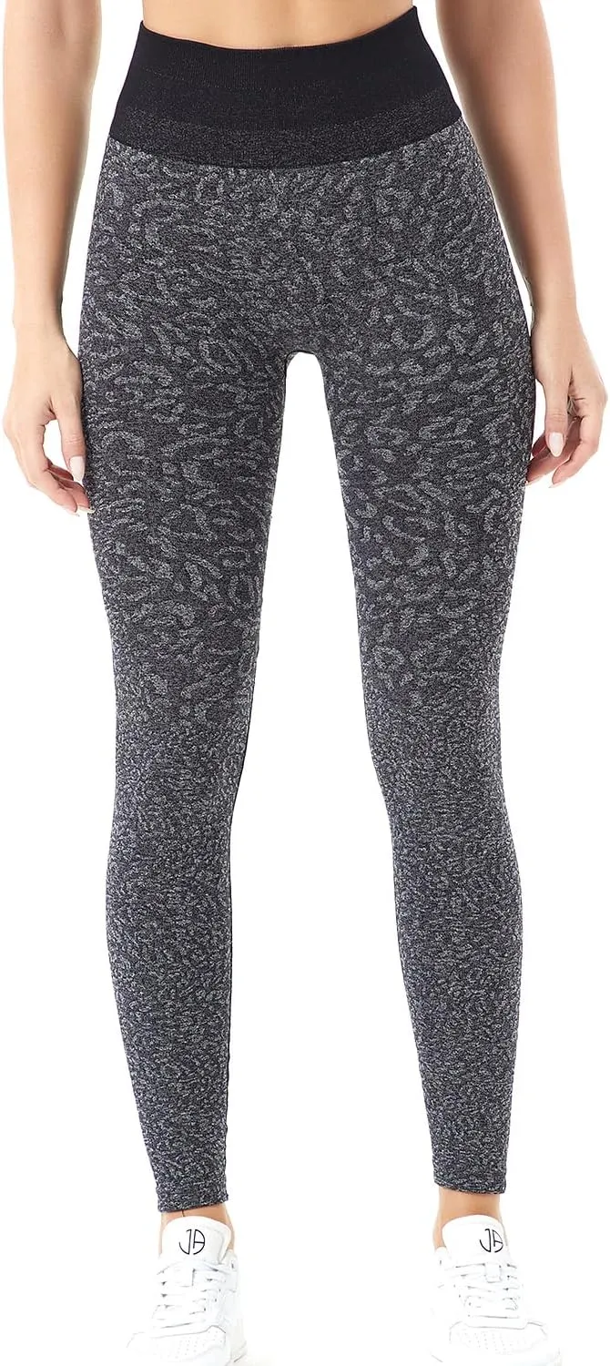 Workout Leggings for Women, Butt Lifting Scrunch Leggings Seamless Tummy Control Yoga Pants High Waist Activewear