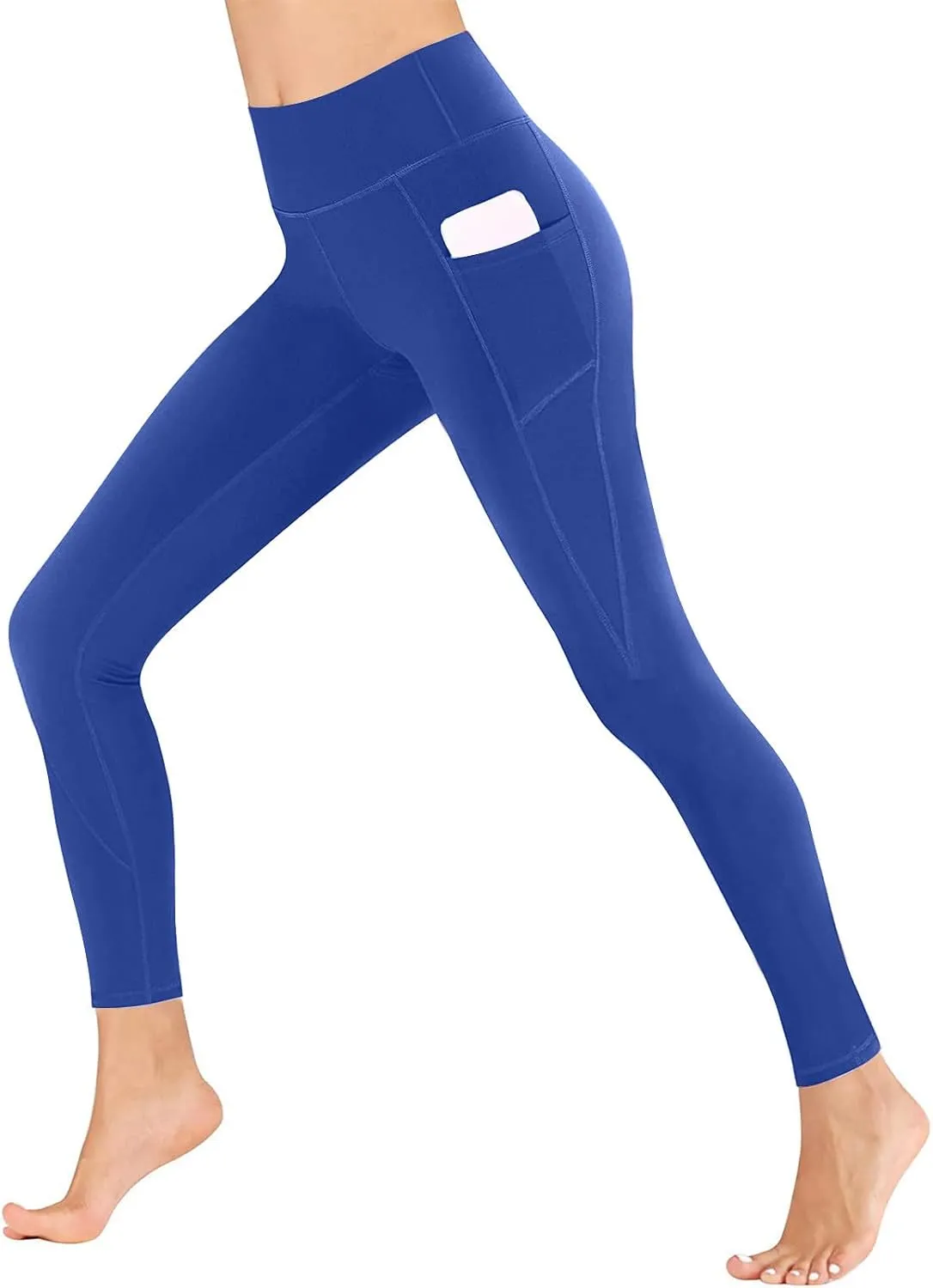 Workout Leggings with Pockets for Women High Waisted Tummy Control Aesthetic Black Hip Lift Yoga Pants Activewear