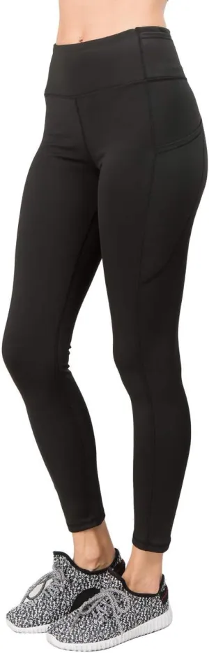 YELETE Women's Jogging Pants High Waist Lattice Ankle Cutout Workout Leggings with Pockets