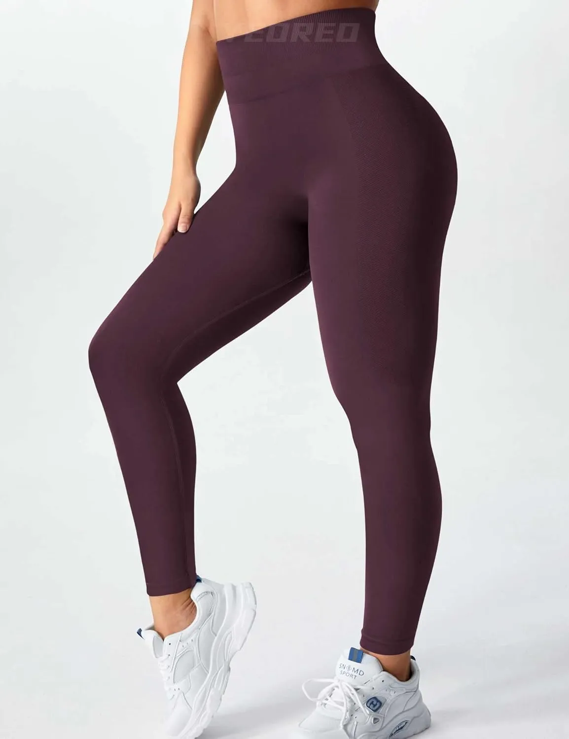 YEOREO Amplify Leggings for Women Seamless Scrunch Leggings Butt Lifting Gym High Waisted Athletic Leggings