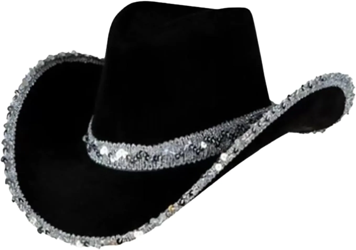 YOLAI Classic Cattleman Western Space Cowboy Rave Hat Cowboy Hat Western Cowboy Hat Cowgir𝐥 Costume Accessories
