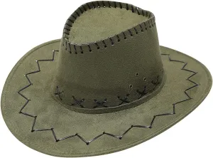 YOLAI Cowboy Cowgir𝐥 Hat for Women Men Western Rodeo Hats Retro Jazz Fedora Rolled Wide Brim Panama Hats