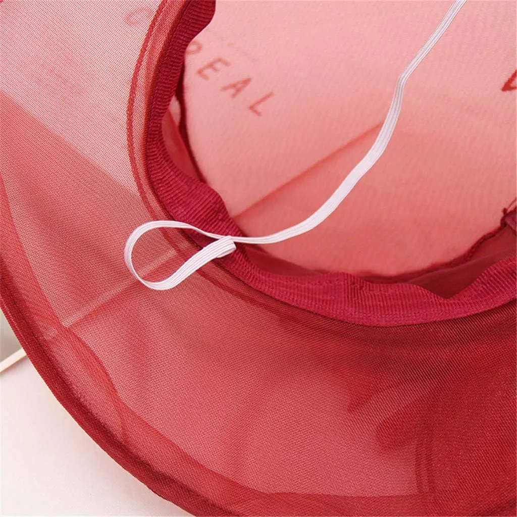 YOLAI Womens Hats Wide Brim Tea Party Hat Girls Organza Church Hats Wedding Fascinator Hats for Women