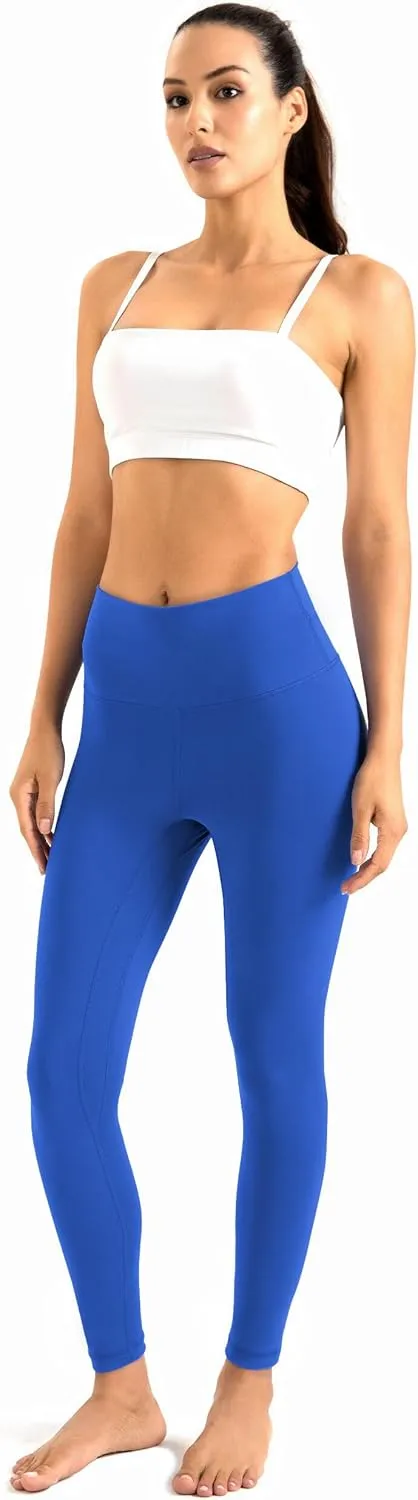 YUNOGA Women's High Waisted Leggings Tummy Control Workout Leggings with Inner Pocket Buttery Soft Activewear Yoga Pants