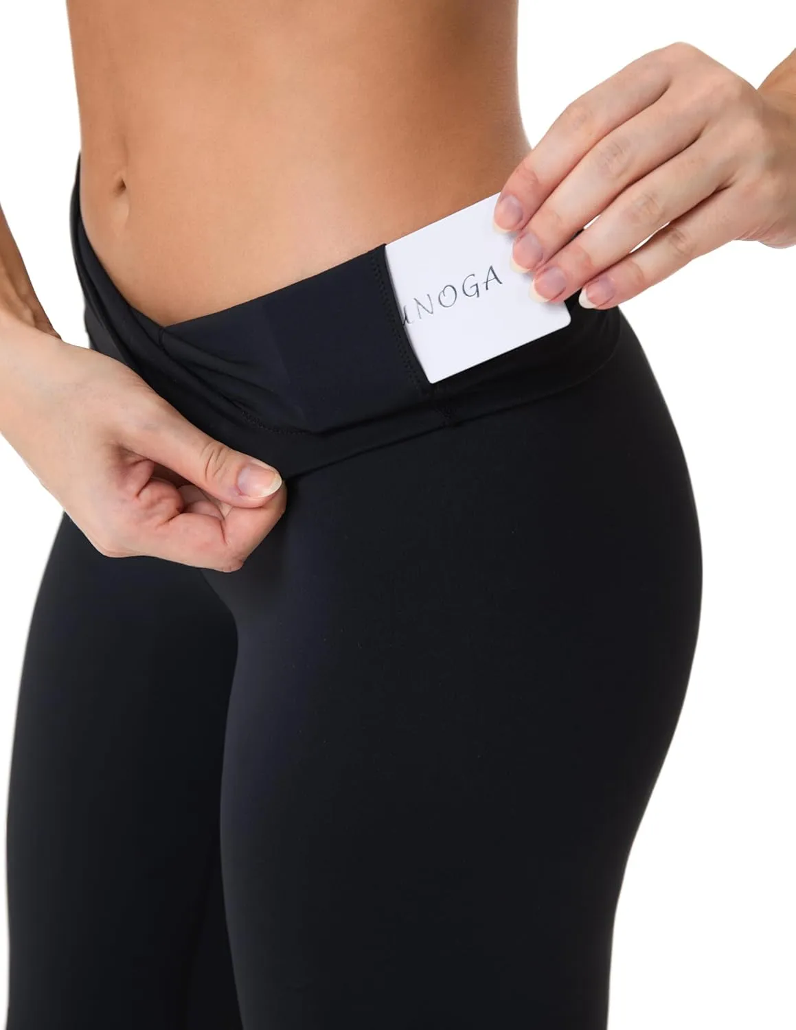 YUNOGA Women's High Waisted Leggings Tummy Control Workout Leggings with Inner Pocket Buttery Soft Activewear Yoga Pants
