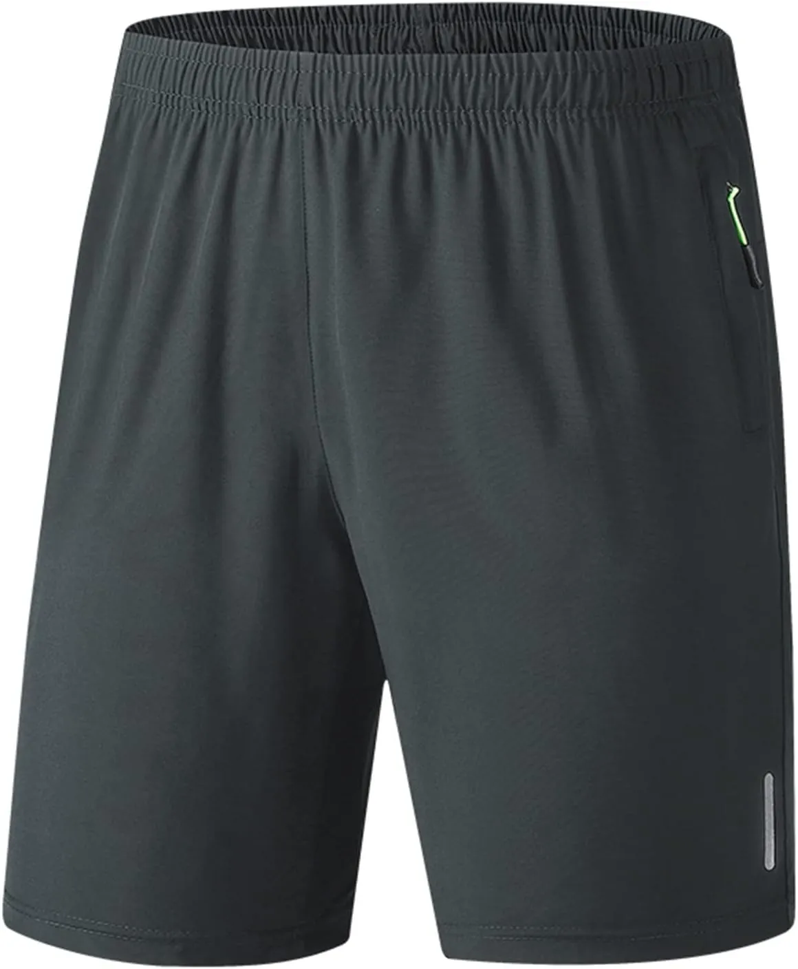 ZYXTIM Men's Casual Sports Reflective Shorts Athletic Gym Workout Running Basketball Training Shorts Quick Dry Activewear